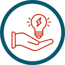 Bewusstsein für Energiesparen Icon