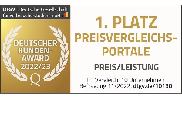 DtGV Award: Bestes Preis-Leistungs-Verhältnis Strom