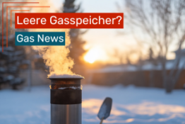 Gasspeicher sind für die Winterzeit ungewöhnlich leer Gasspeicher sind für die Winterzeit ungewöhnlich leer